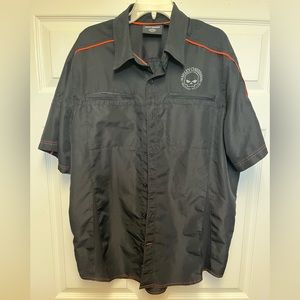 Harley Davidson Willie G Skull Black Vented H-D Performance Men’s Size XL Shirt